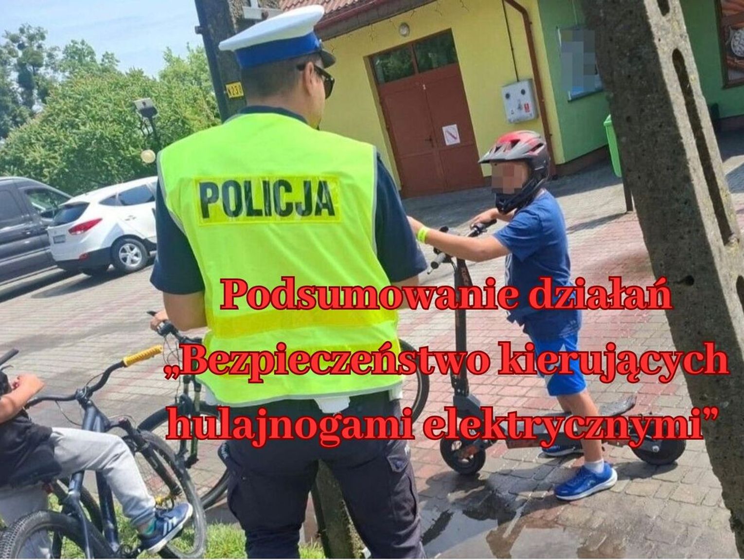 49 kontroli i 20 wykroczeń. Hulajnogi elektryczne pod lupą krasnostawskiej policji