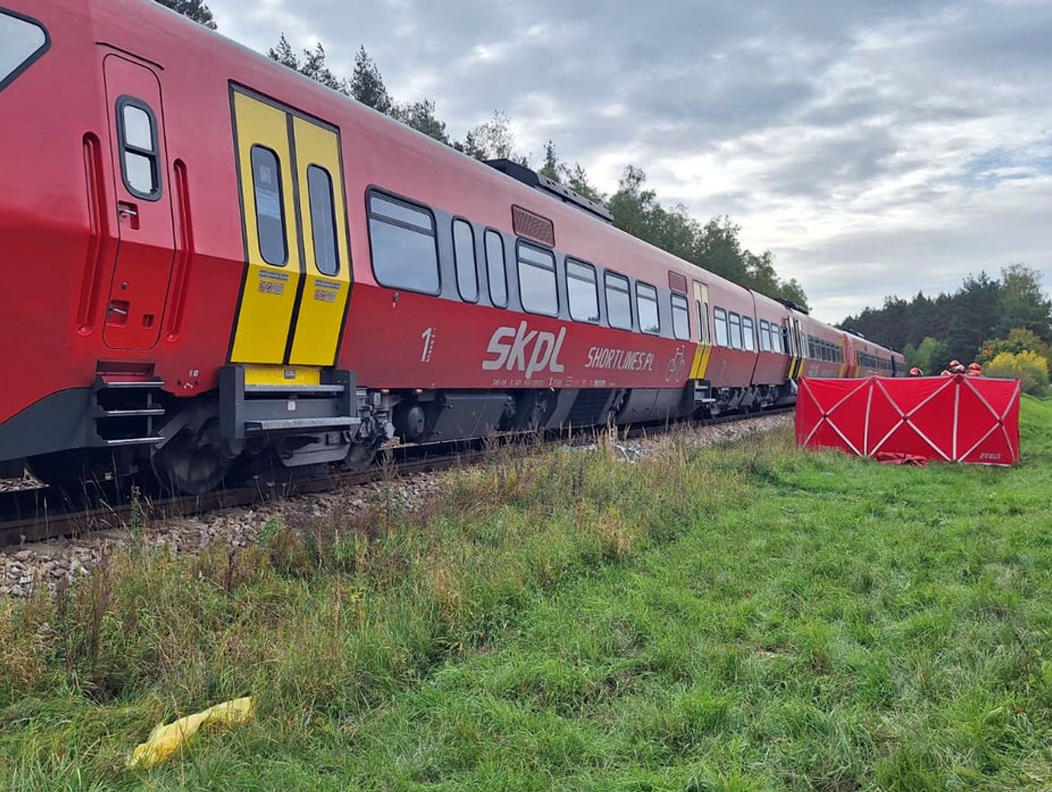 82-latek zginął pod pociągiem. Przechodził przez torowisko