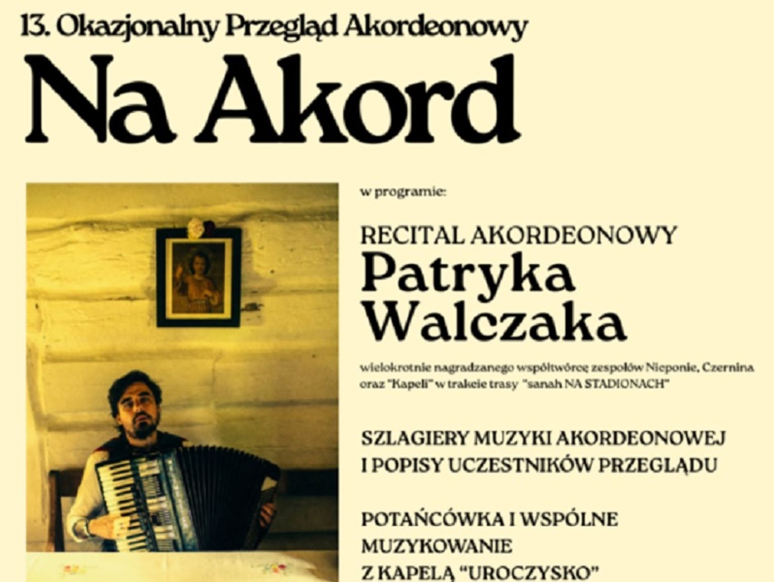 Akordeon znów zabrzmi w Krasnymstawie