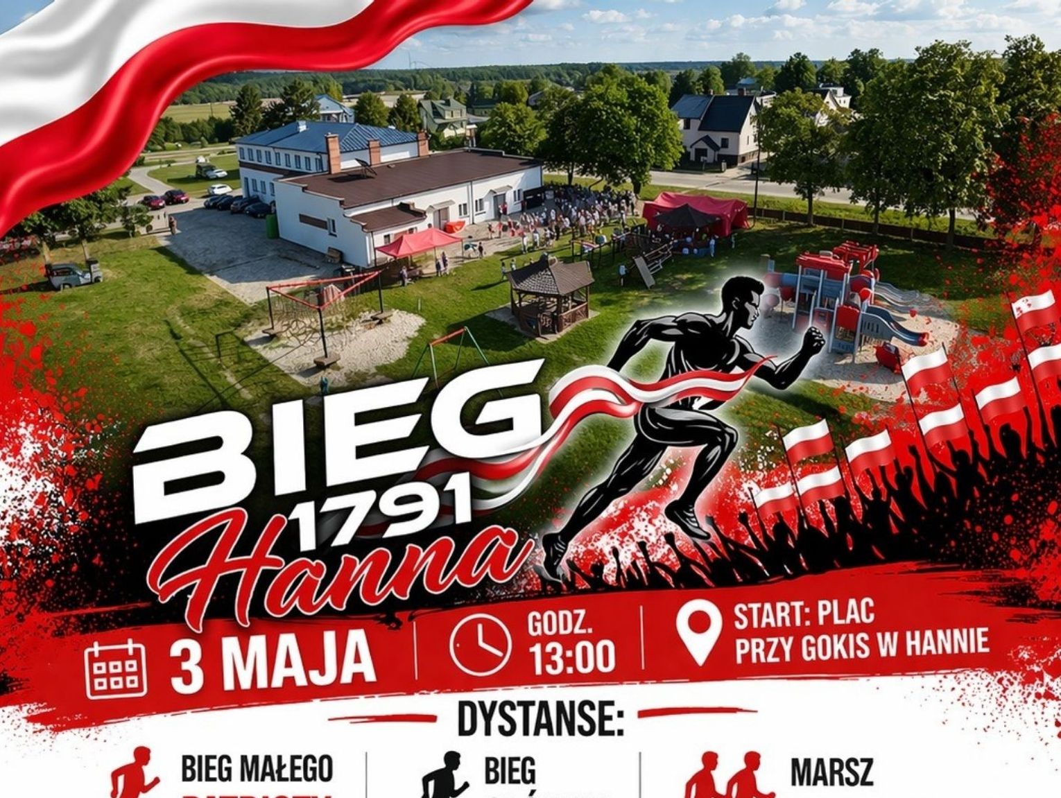 Aktywnie i patriotycznie. Zbliża się Bieg 1791 w gminie Hanna