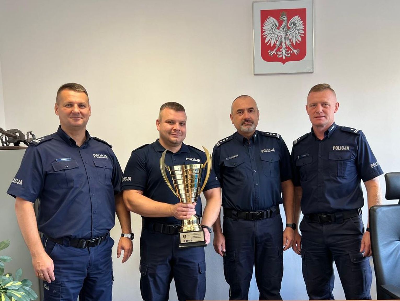 Artur Winiarski z Chełma najlepszym policjantem dochodzeniowo-śledczym w Polsce