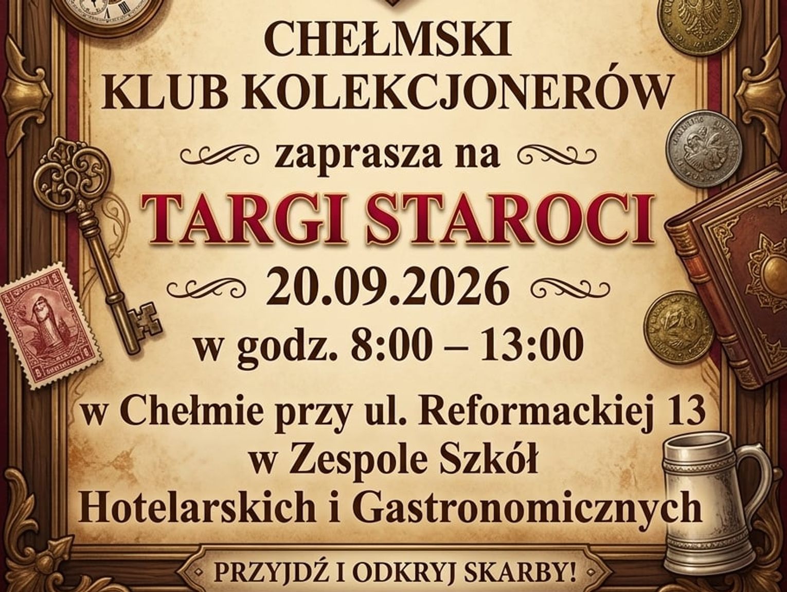Chełm. Chełmski Klub Kolekcjonerów zaprasza na targi staroci [ZDJĘCIA]