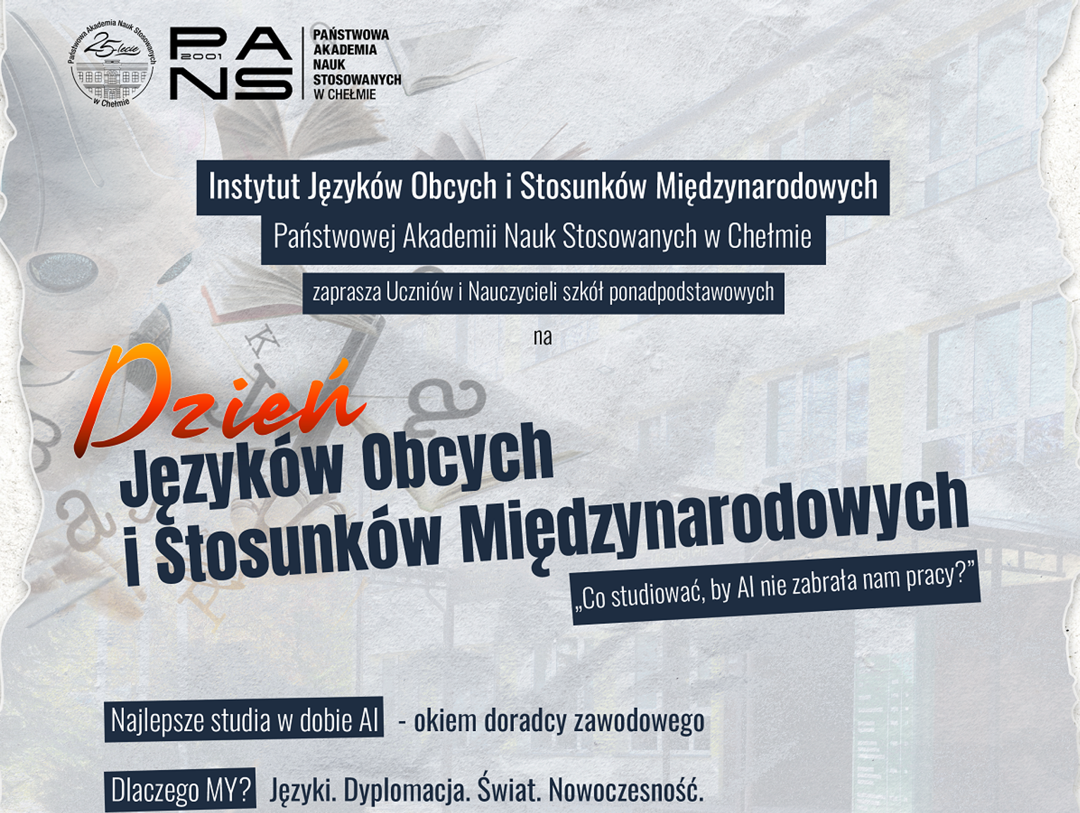 Chełm. Dzień Języków Obcych i Stosunków Międzynarodowych w PANS