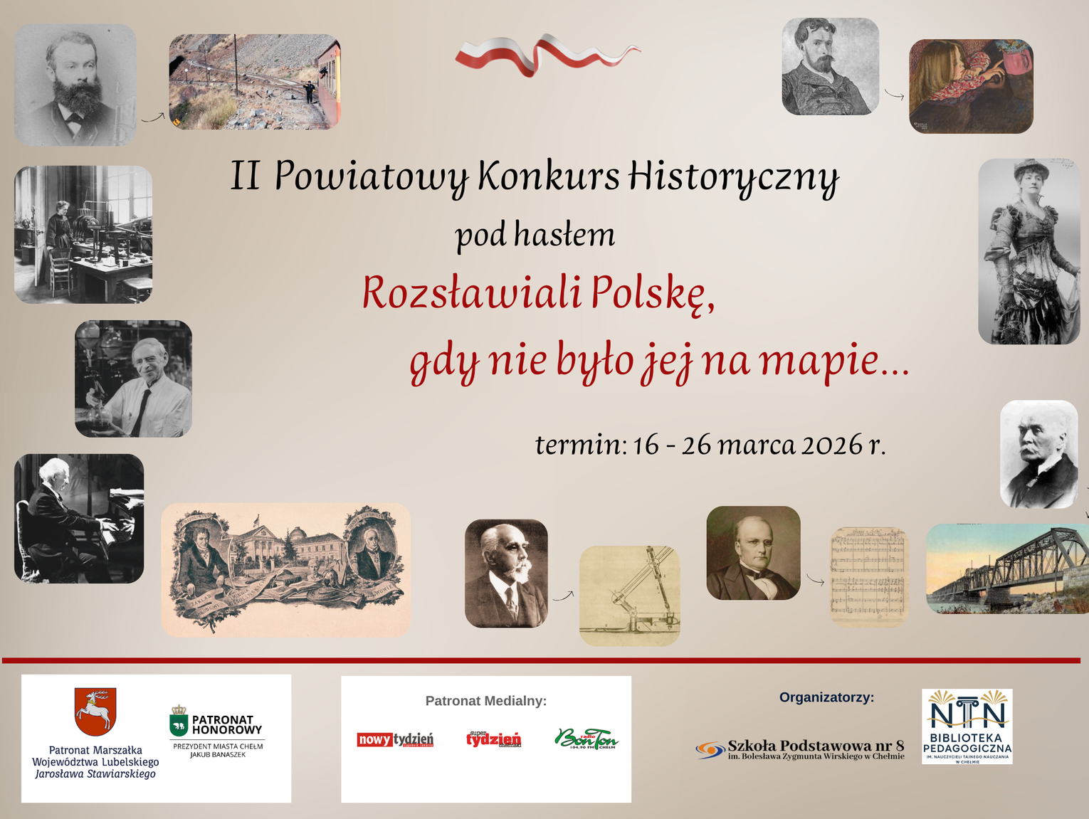 Chełm. II Powiatowy Konkurs Historyczny „Rozsławiali Polskę, gdy nie było jej na mapie…”