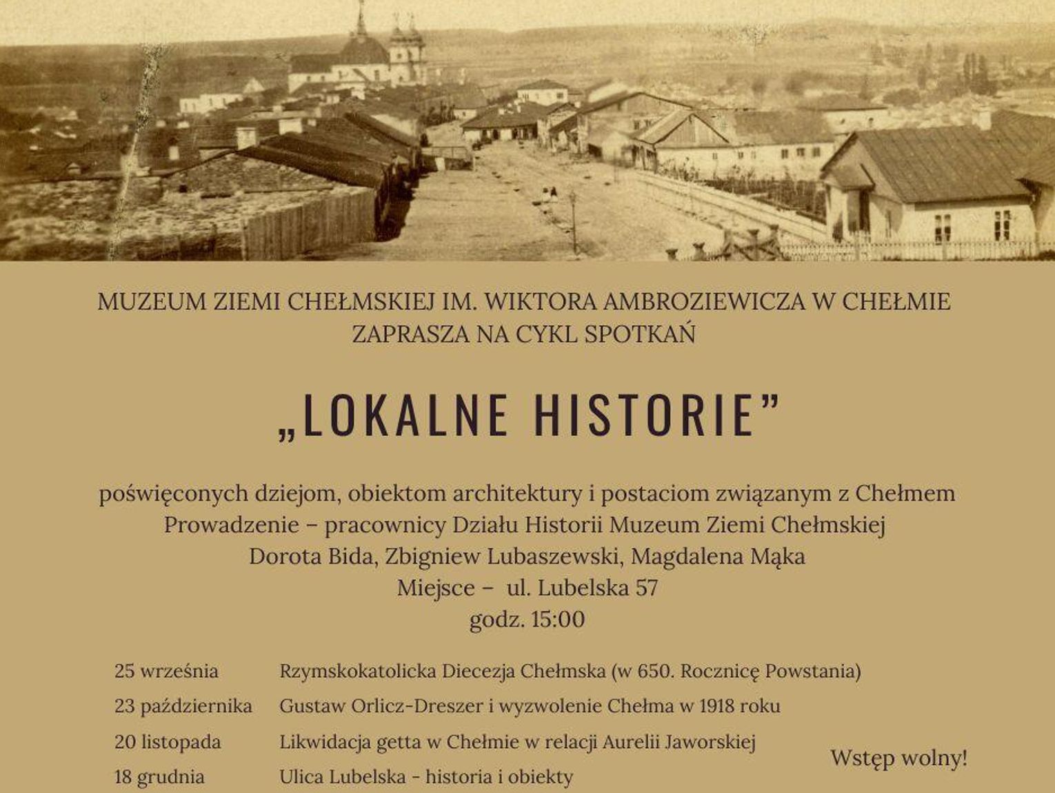 Chełm. "Lokalne Historie", jesienna dawka historii Chełma