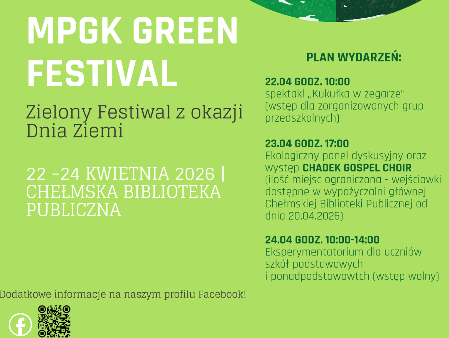 Chełm. MPGK Green Festival – Program
