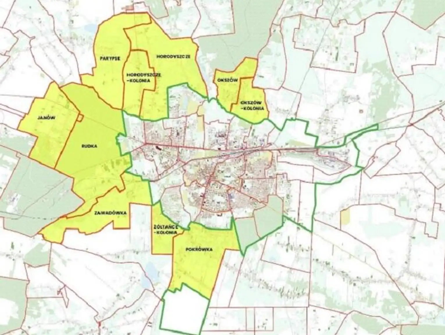 Chełm. Radni chcą powiększenia miasta o prawie 4,5 tys. ha terenów gminy!