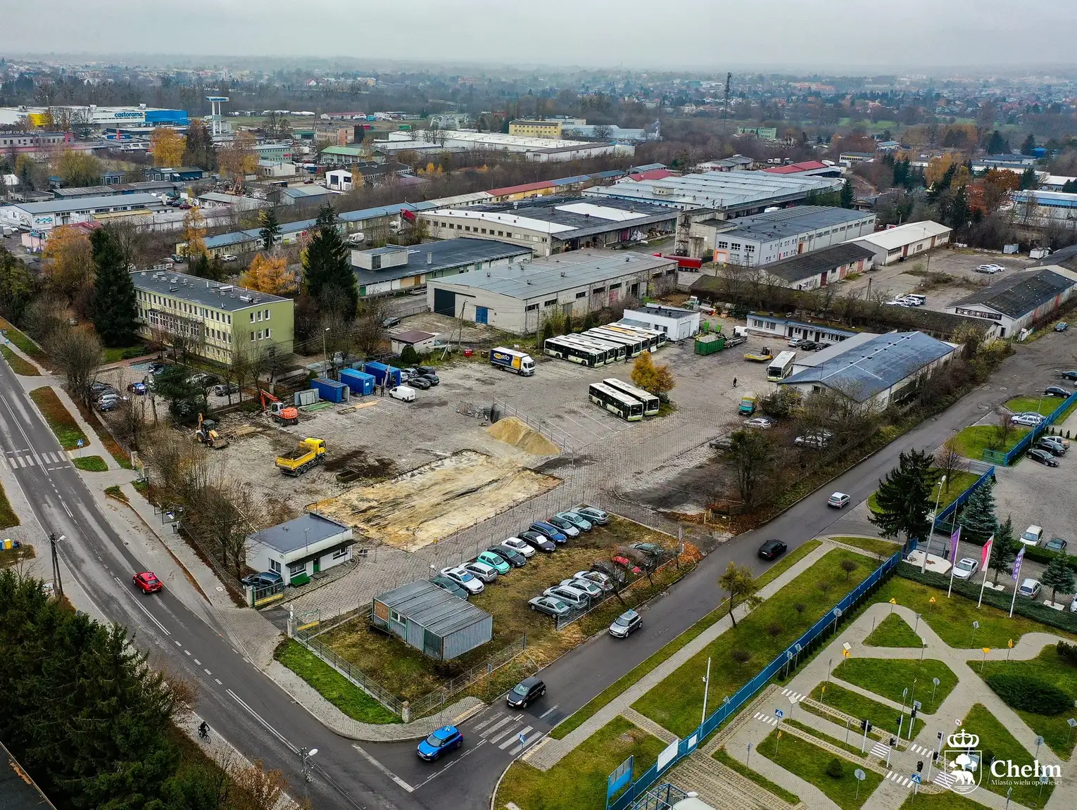 Chełm. Ruszyła przebudowa zajezdni autobusowej [GALERIA ZDJĘĆ]