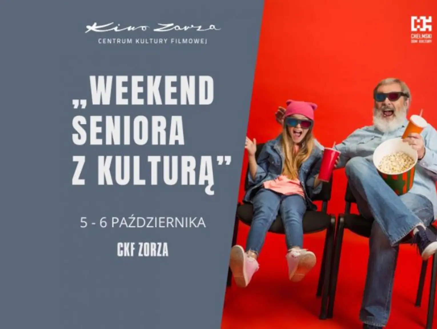 Chełm. Weekend seniora z kulturą w kinie Zorza