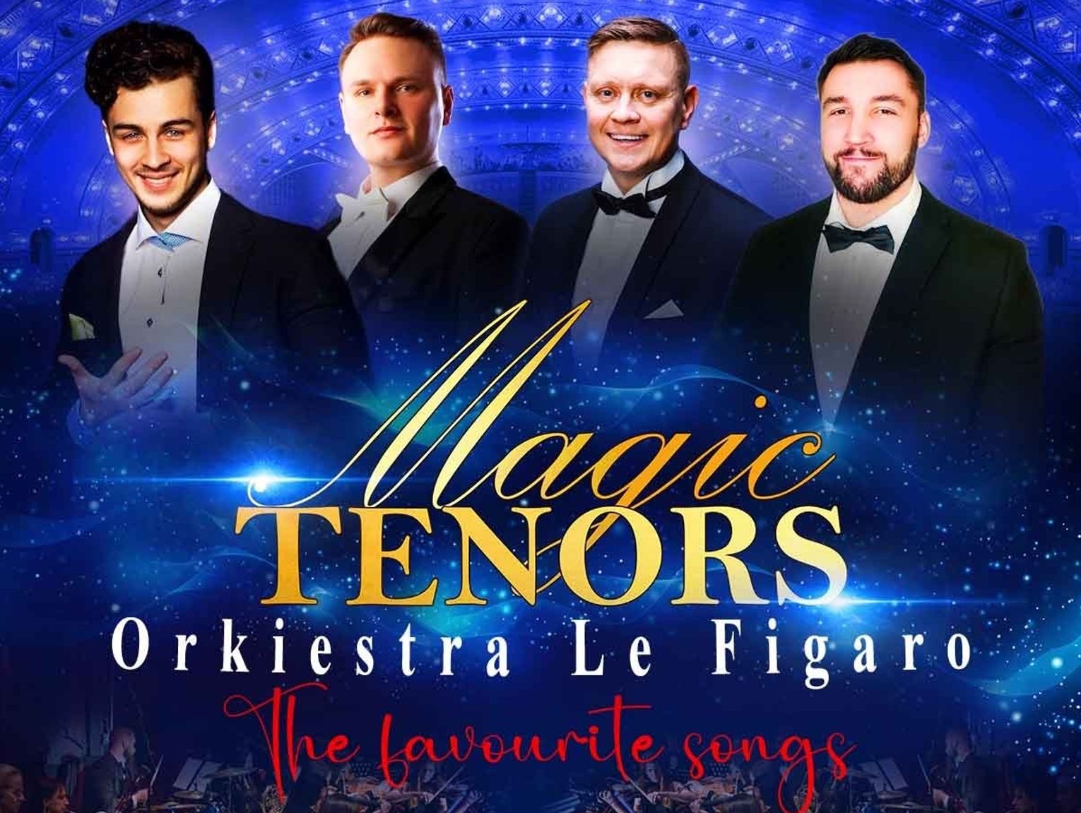 Chełm. Widowisko wokalne Magic Tenors i Orkiestry Le Figaro