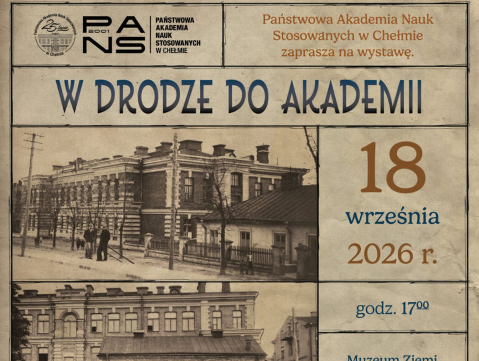 Chełm. Wystawa „W drodze do Akademii”