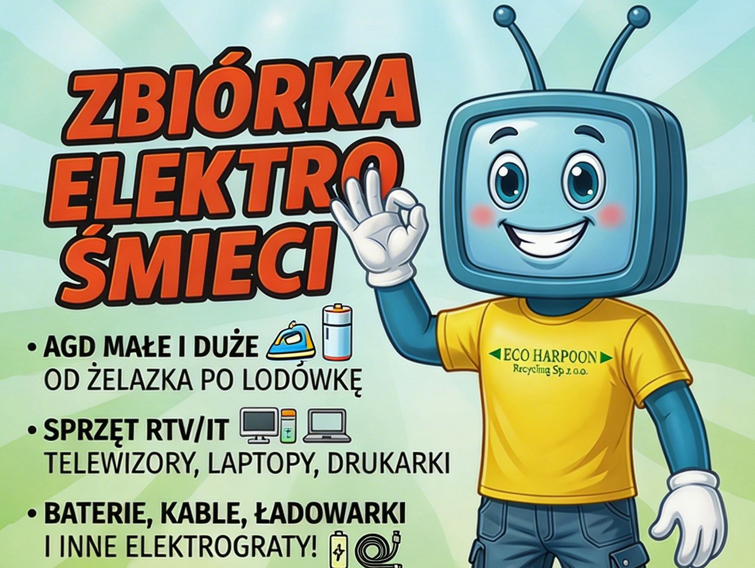 Chełm. Zbiórka zużytego sprzętu elektronicznego na rzecz leczenia Szymona Zelenta
