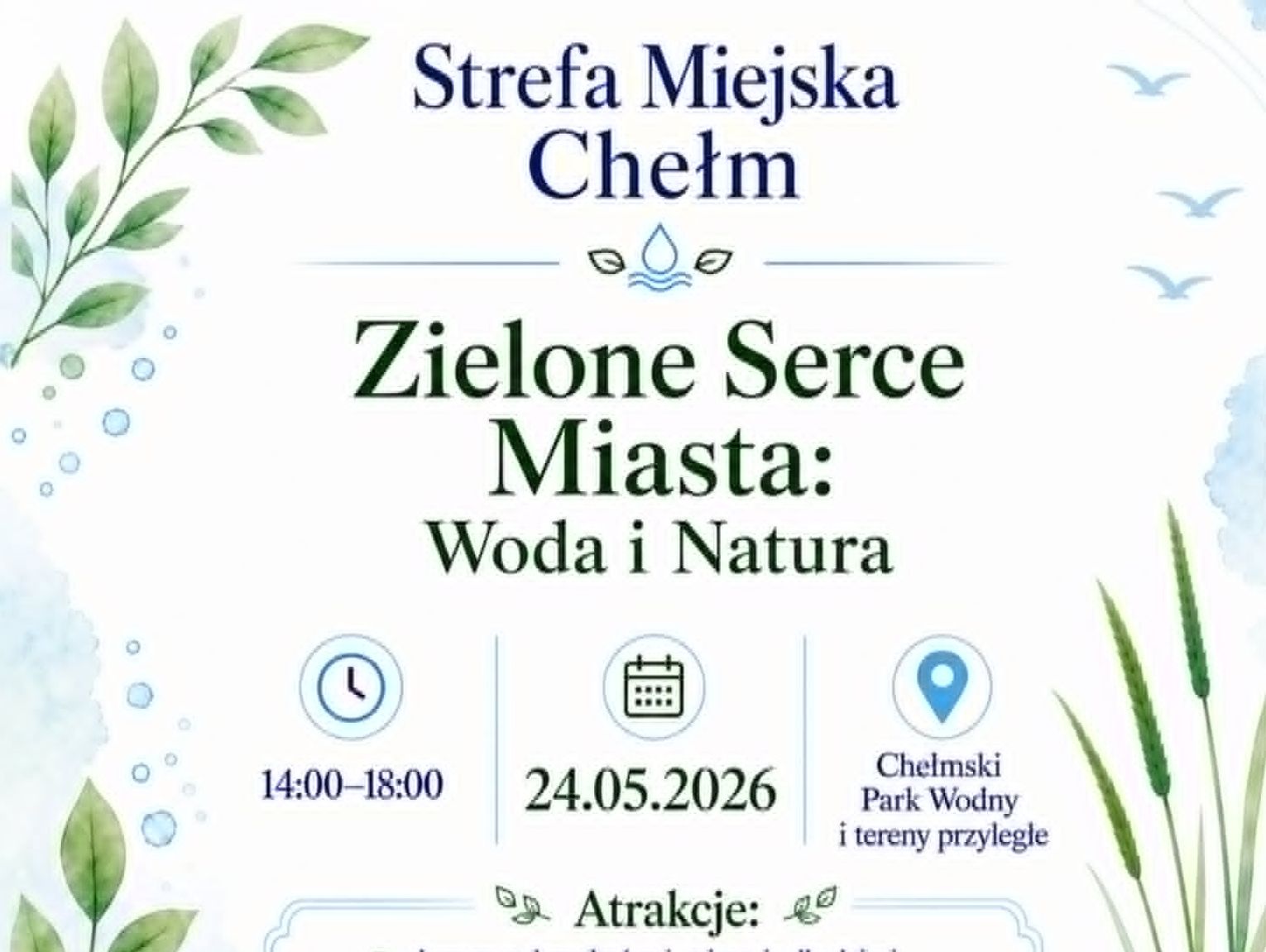 Chełm. Zielone Serce Miasta zabije przy Chełmskim Parku Wodnym