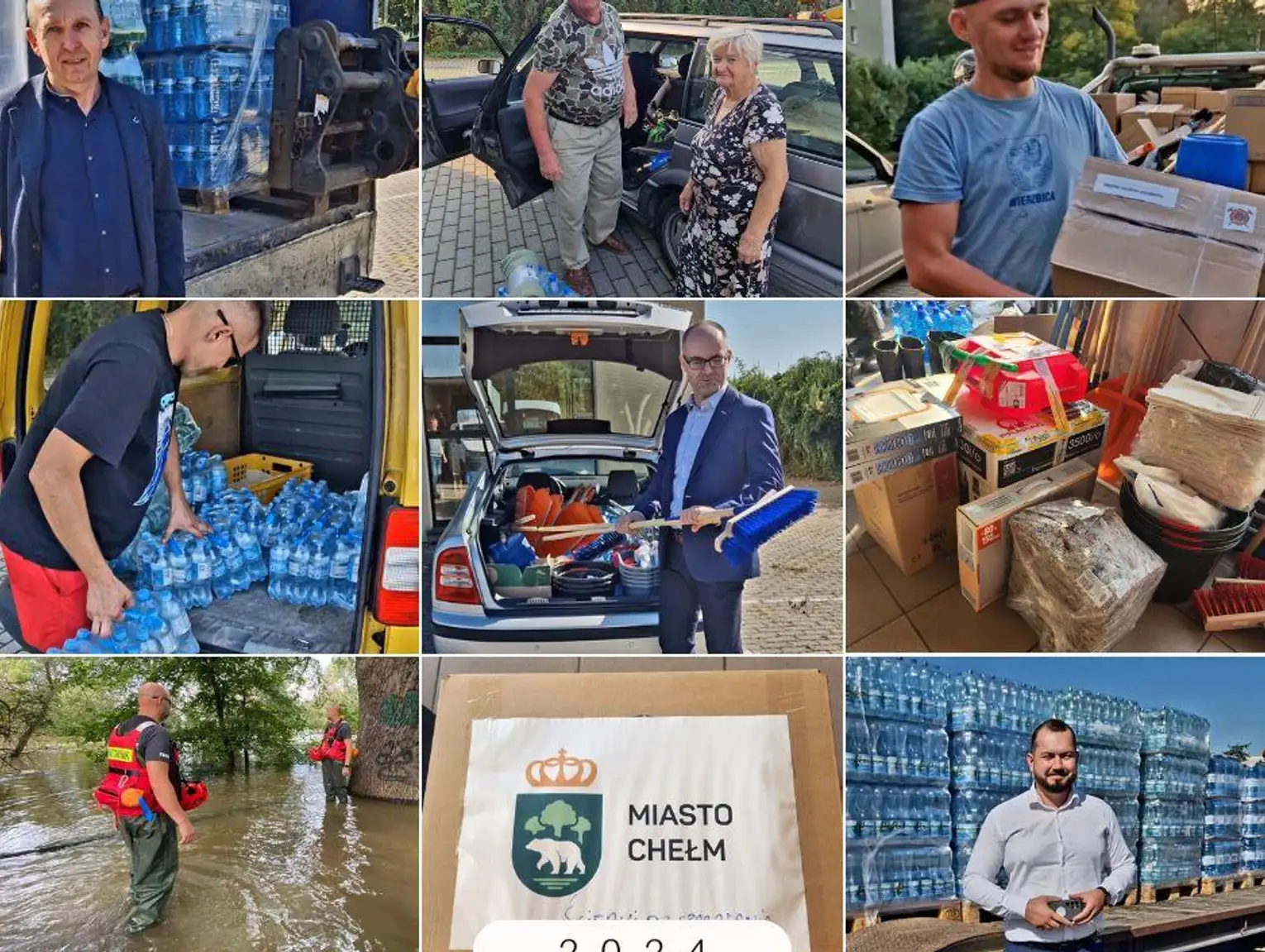 Chełmianie pomagają powodzianom [GALERIA ZDJĘĆ]