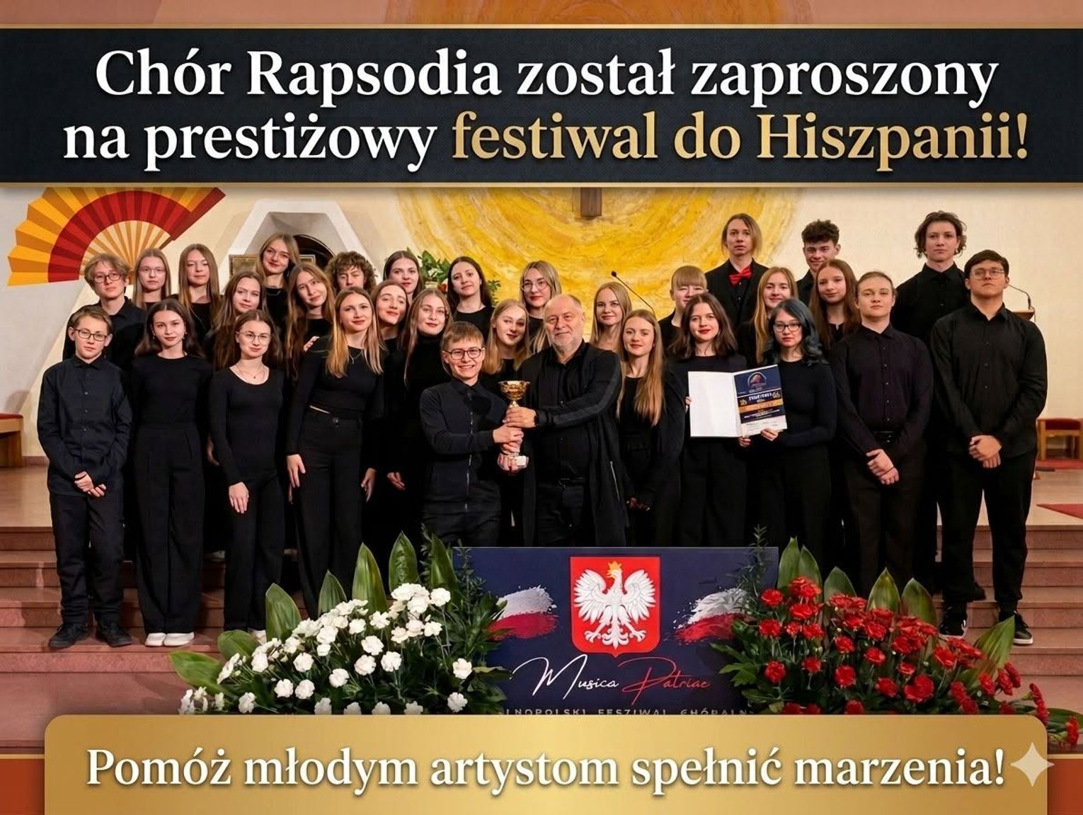 Chełmski chór Rapsodia zaproszony na prestiżowy festiwal do Hiszpanii. Potrzebne wsparcie