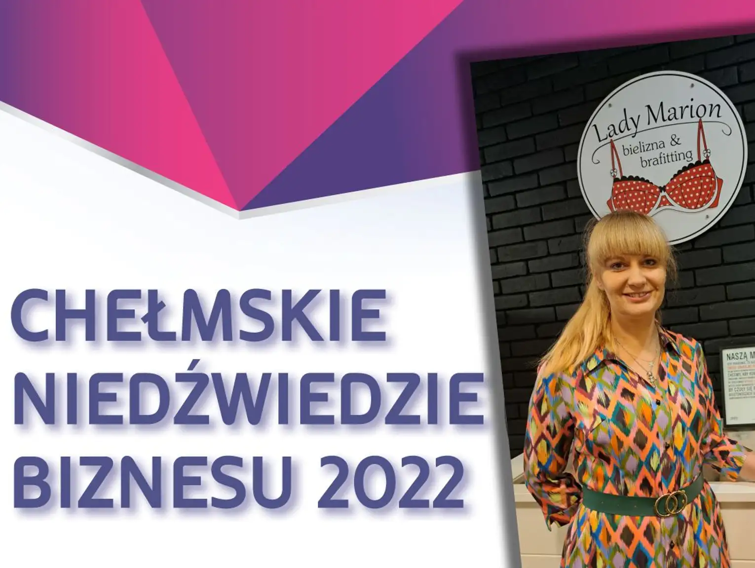 Chełm Business Bears 2022. Marzena Czebiera