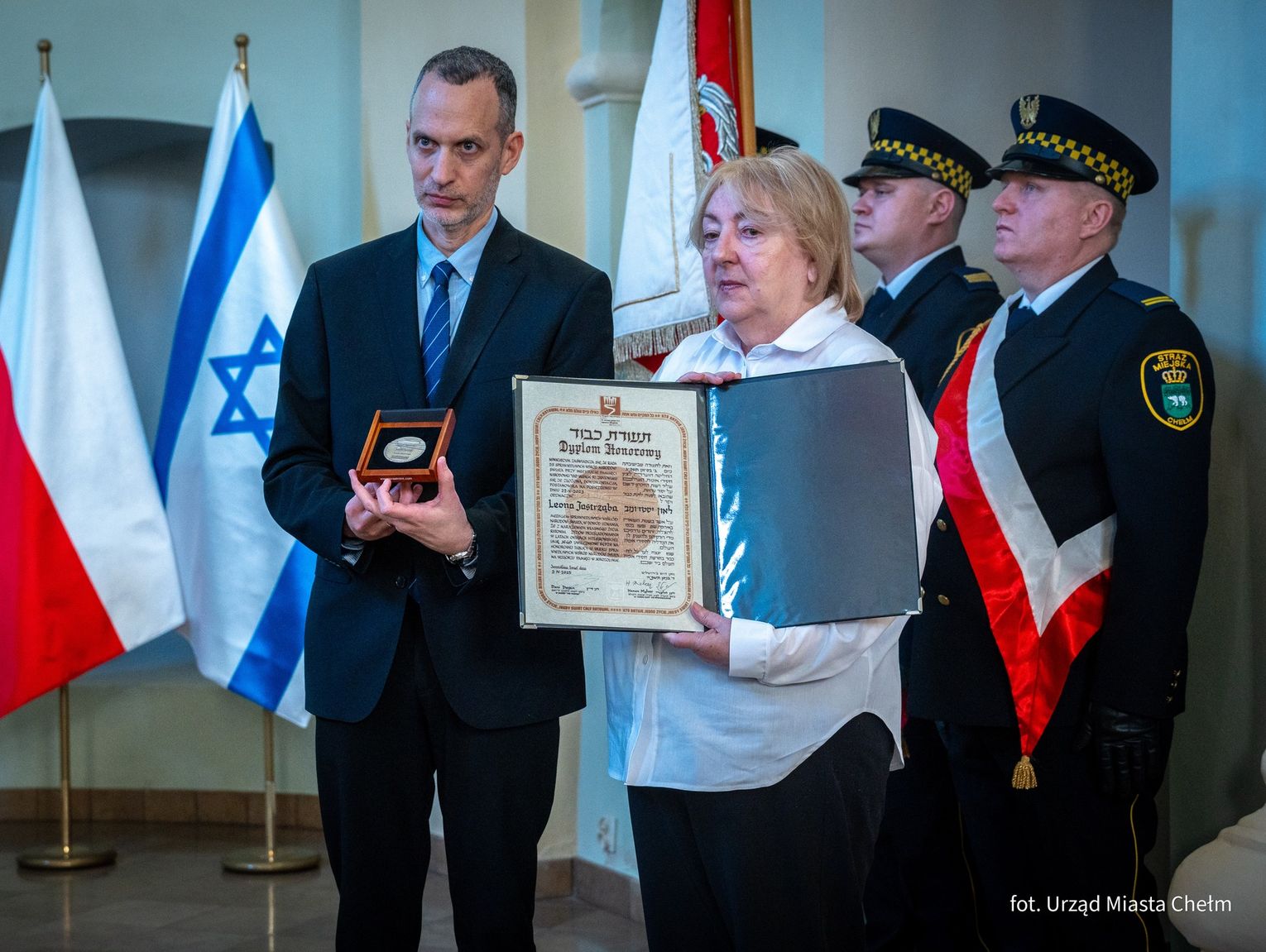 Cześć ich pamięci! Bohater z Chełma uhonorowany najwyższym odznaczeniem Izraela