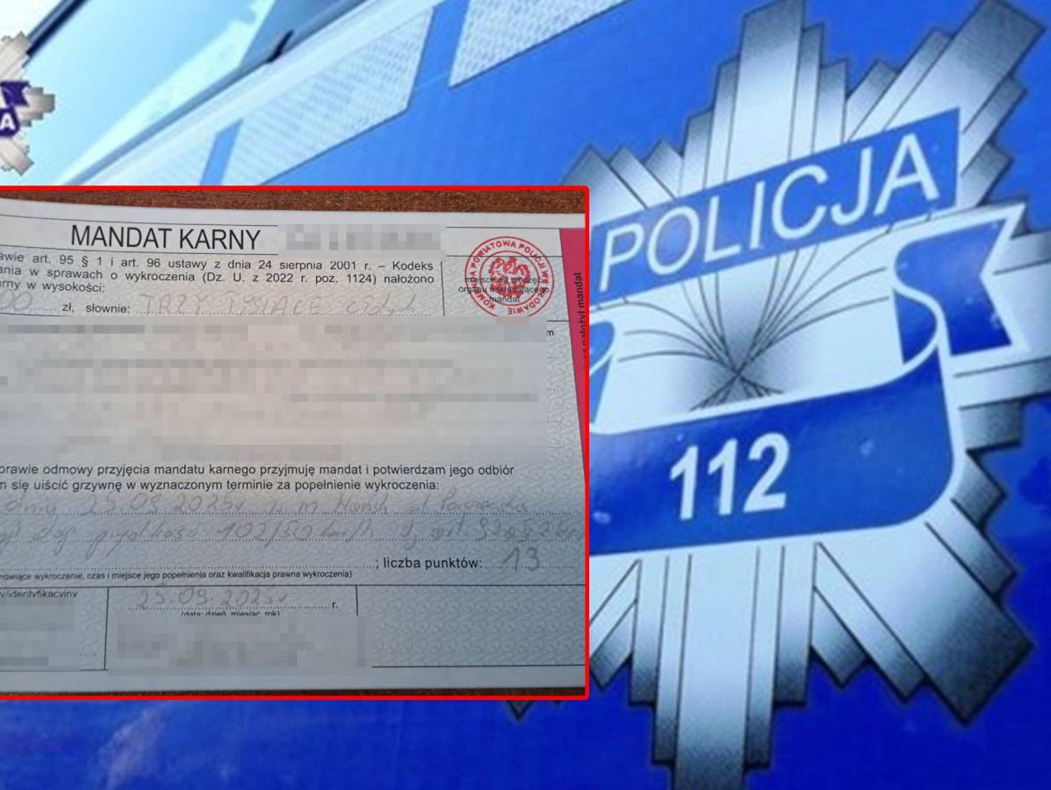 Drogowy recydywista w audi. 102 km/h na „pięćdziesiątce”, horrendalny mandat i utrata prawa jazdy