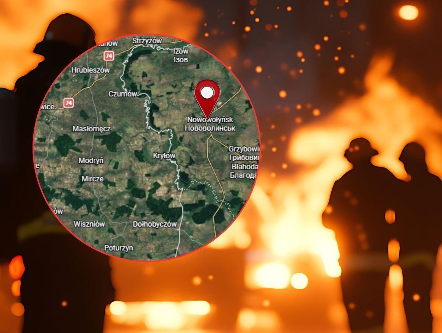 Drżały domy w Kryłowie i Werbkowicach. Rosyjski atak na Nowowołyńsk, 5 km od polskiej granicy