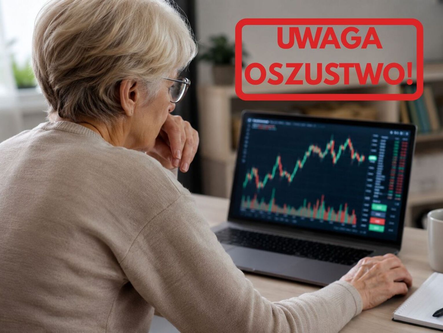 Fałszywe inwestycje w sieci pozbawiły 63-latkę ogromnych oszczędności. Straciła 135 tysięcy!