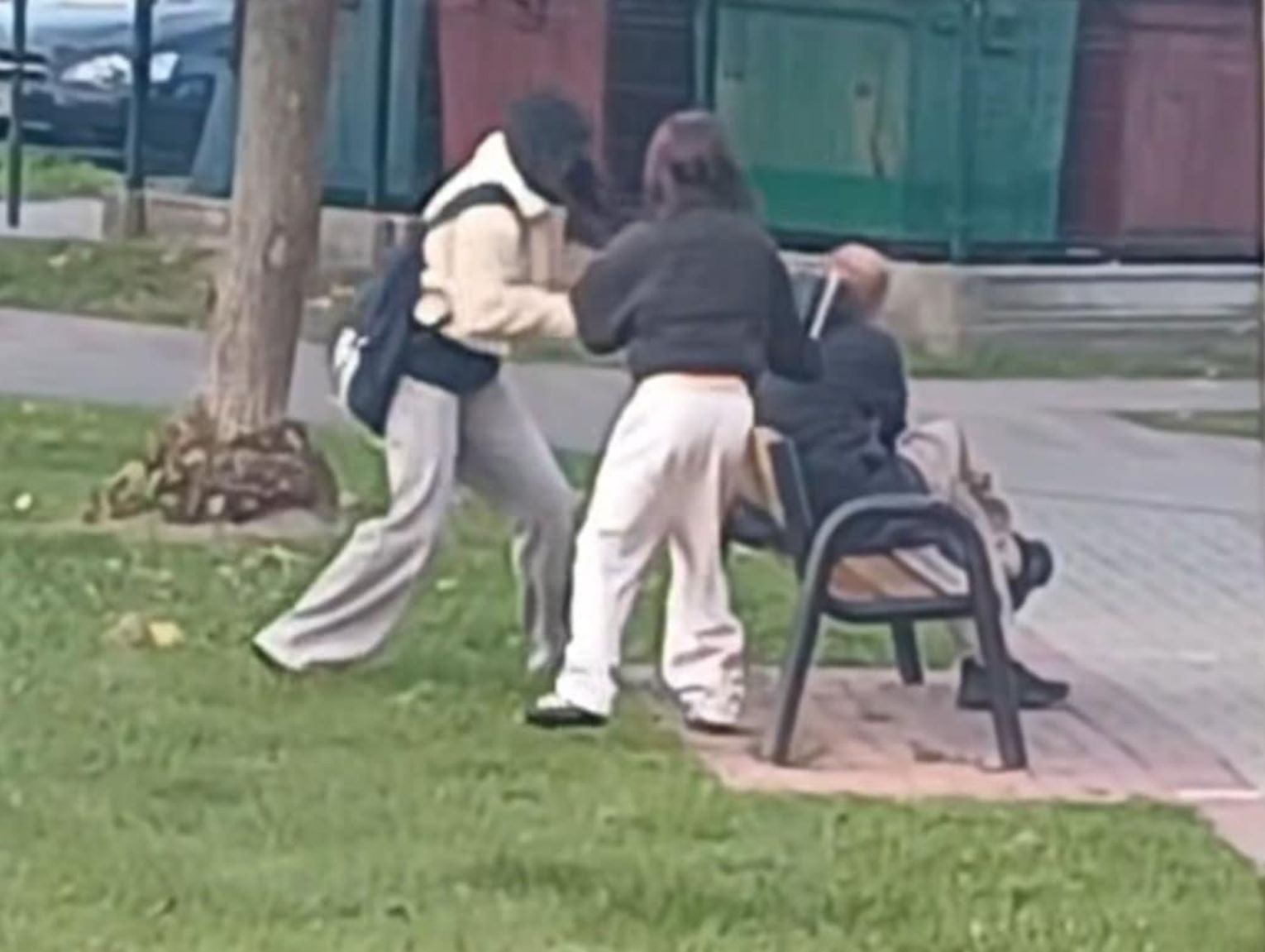 Film, który wstrząsnął Krasnymstawem. Nastolatki uderzają mężczyznę w głowę