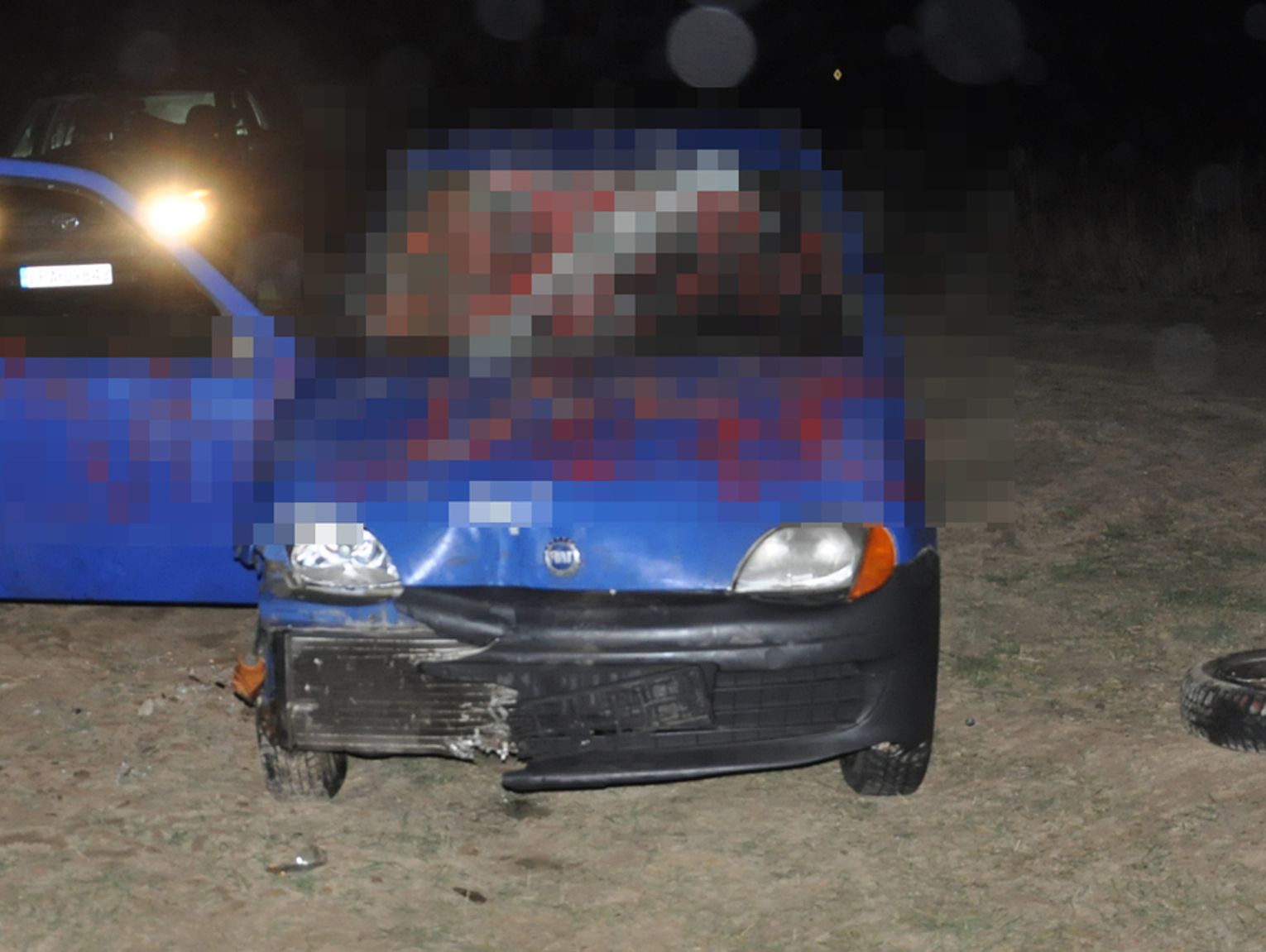 Finał hucznej zabawy w gminie Włodawa. Wyładowali agresję na seicento