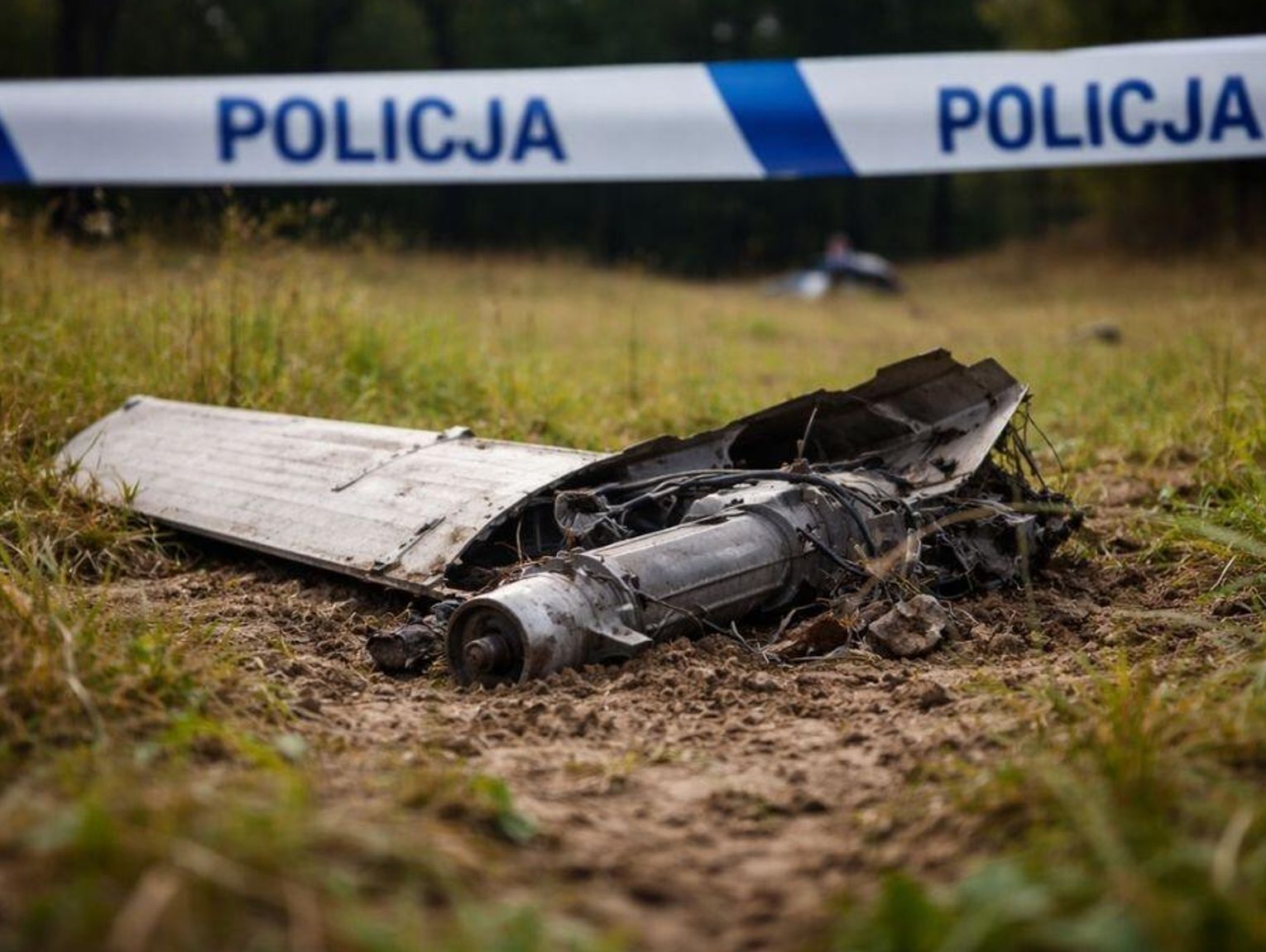 Fragmenty niezidentyfikowanego obiektu znalezione w powiecie włodawskim. Sprawą zajmuje się Żandarmeria Wojskowa