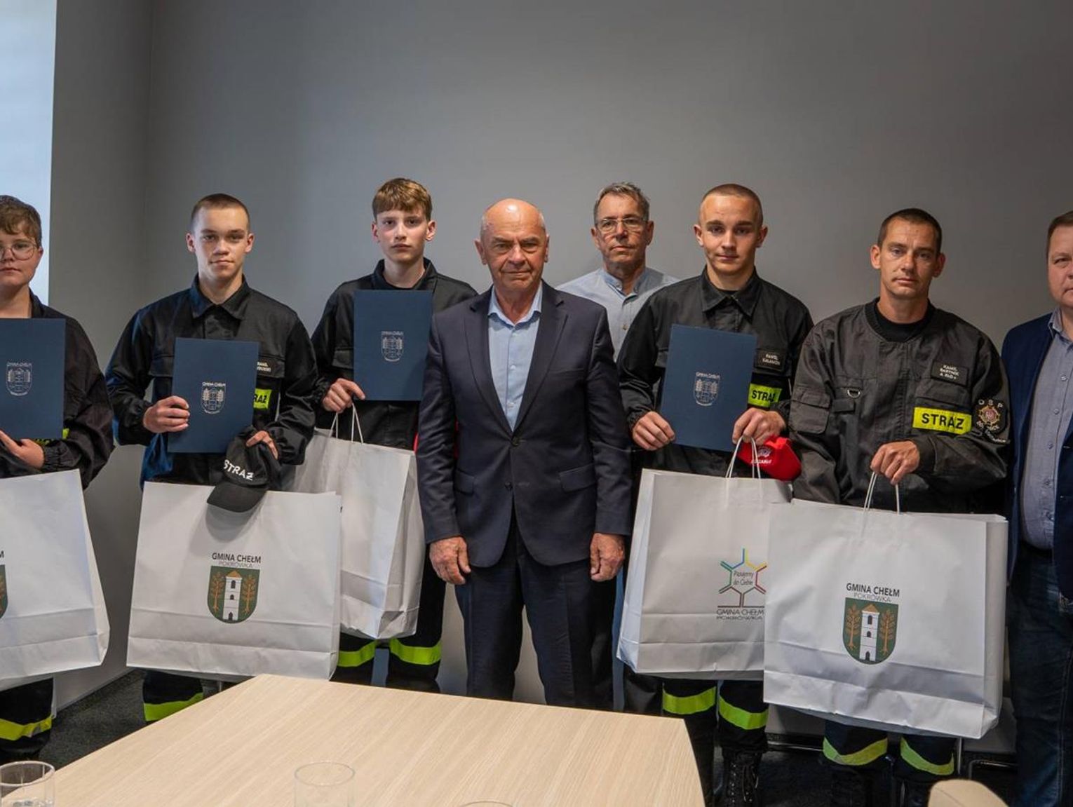 Gm. Chełm. Bohaterowie z OSP Żółtańce. Młodzi druhowie wyróżnieni za odwagę i gotowość do pomocy [ZDJĘCIA]