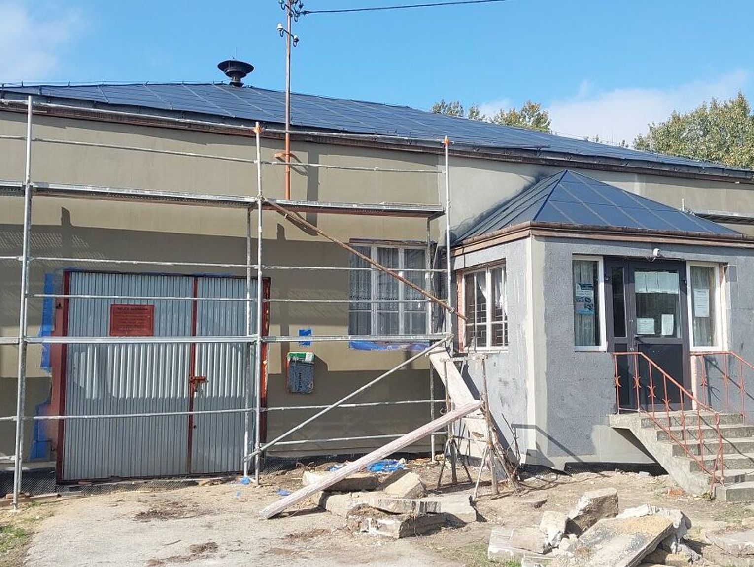 Gm. Fajsławice. Remont trwa - remiza będzie jak nowa