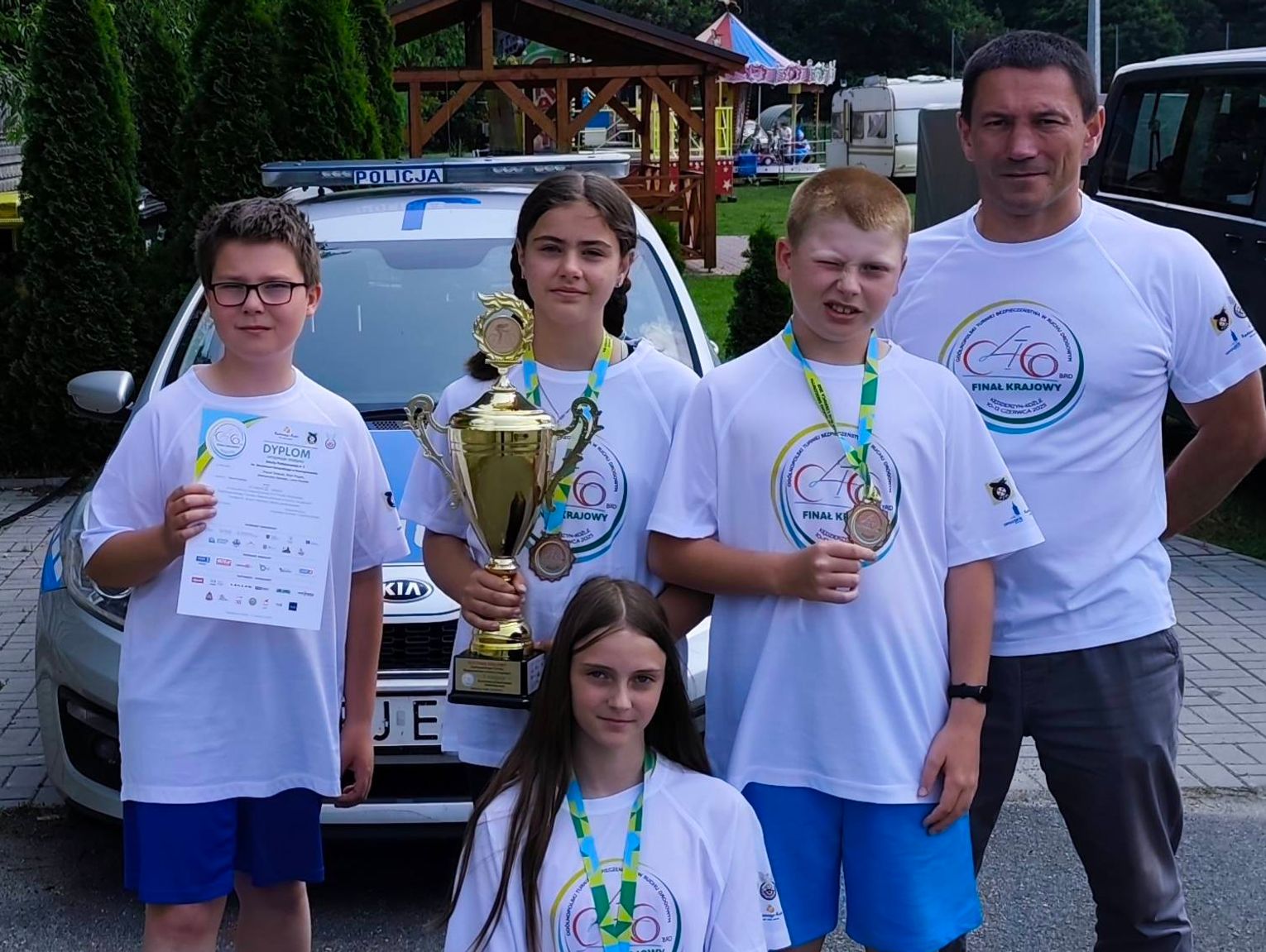 Gm. Krasnystaw. Sukces młodych cyklistów! Trzecie miejsce w Finale Krajowym Turnieju BRD [ZDJĘCIA]