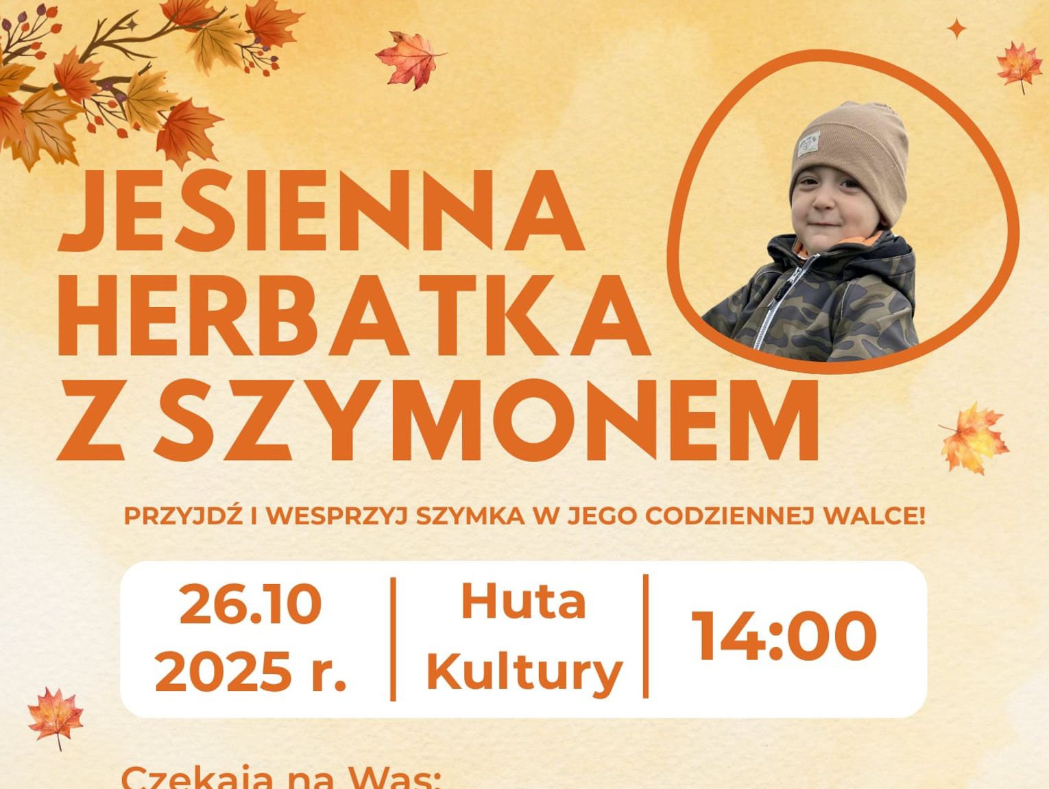 Gm. Ruda-Huta. Filiżanka dobra dla Szymka. Zaproszenie na kolejną akcję