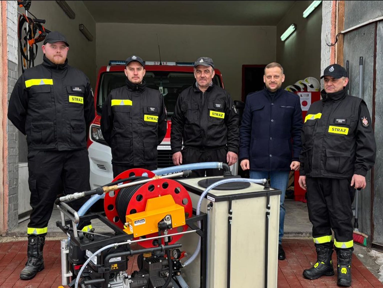 Gm. Rudnik. Nowy agregat wodno-pianowy dla OSP Płonka