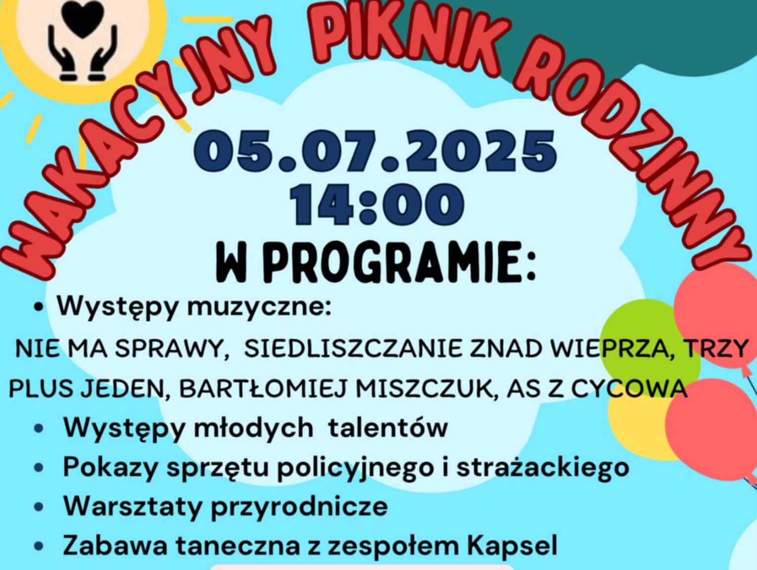 Gm. Siedliszcze. "Wakacyjny Piknik Rodzinny" w Chojnie Nowym Drugim