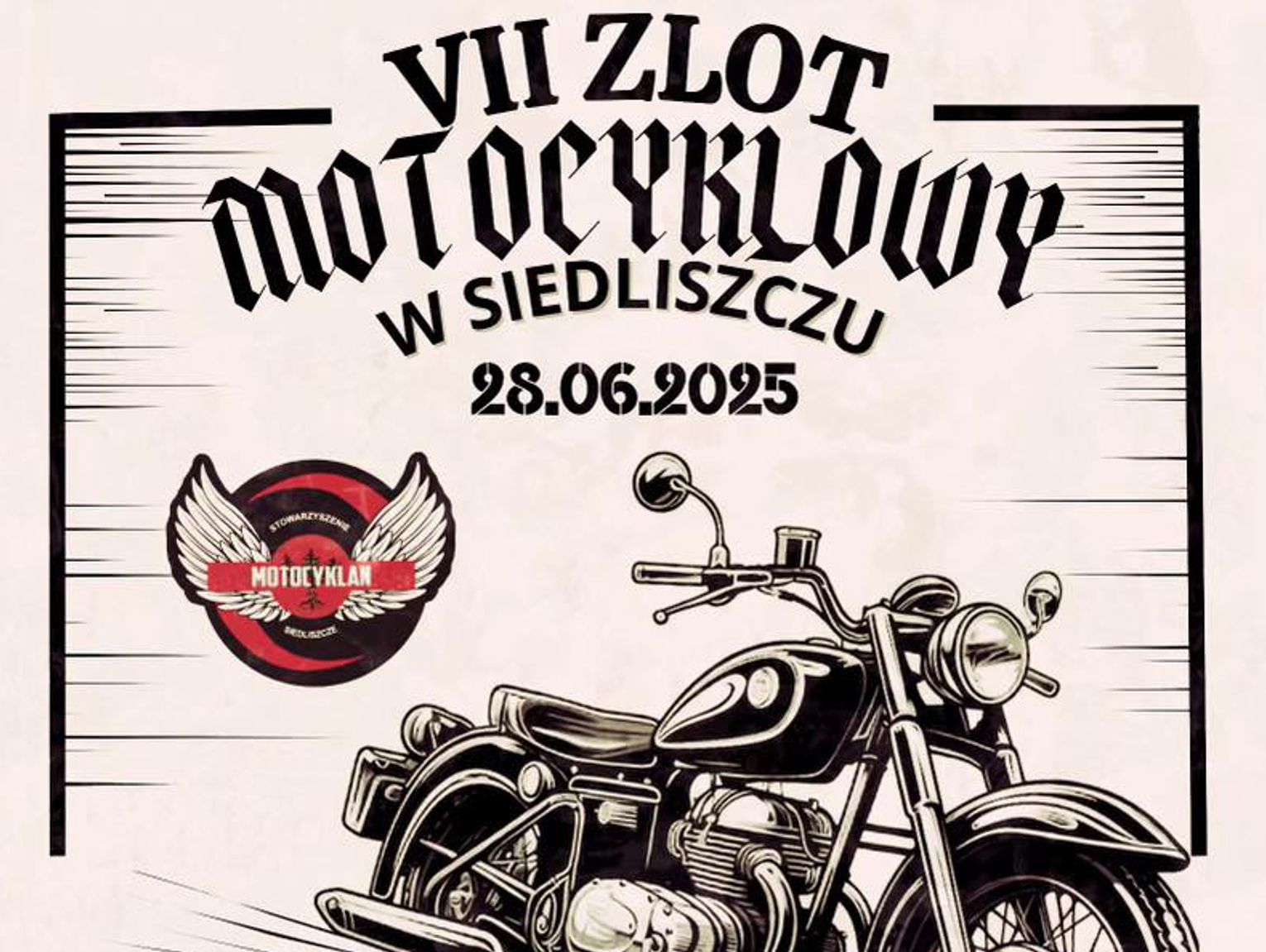 Siedliszcze. Zlot Motocyklowy - silniki rozgrzeją Majdan Zahorodyński
