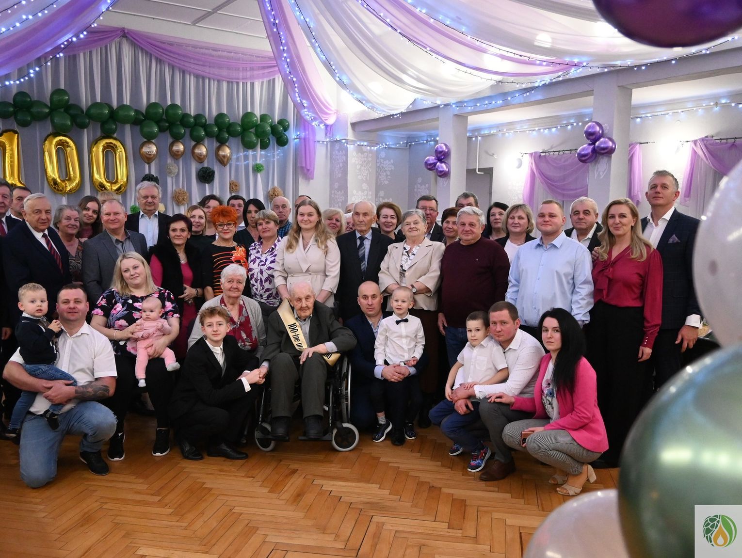 Gm. Siennica Różana. Setne urodziny Mariana Żyłowskiego