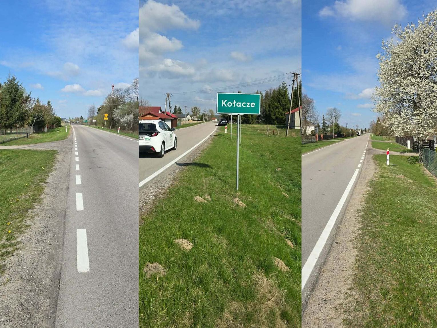 Gm. Stary Brus. Mieszkańcy Kołacz walczą o chodnik przy drodze wojewódzkiej