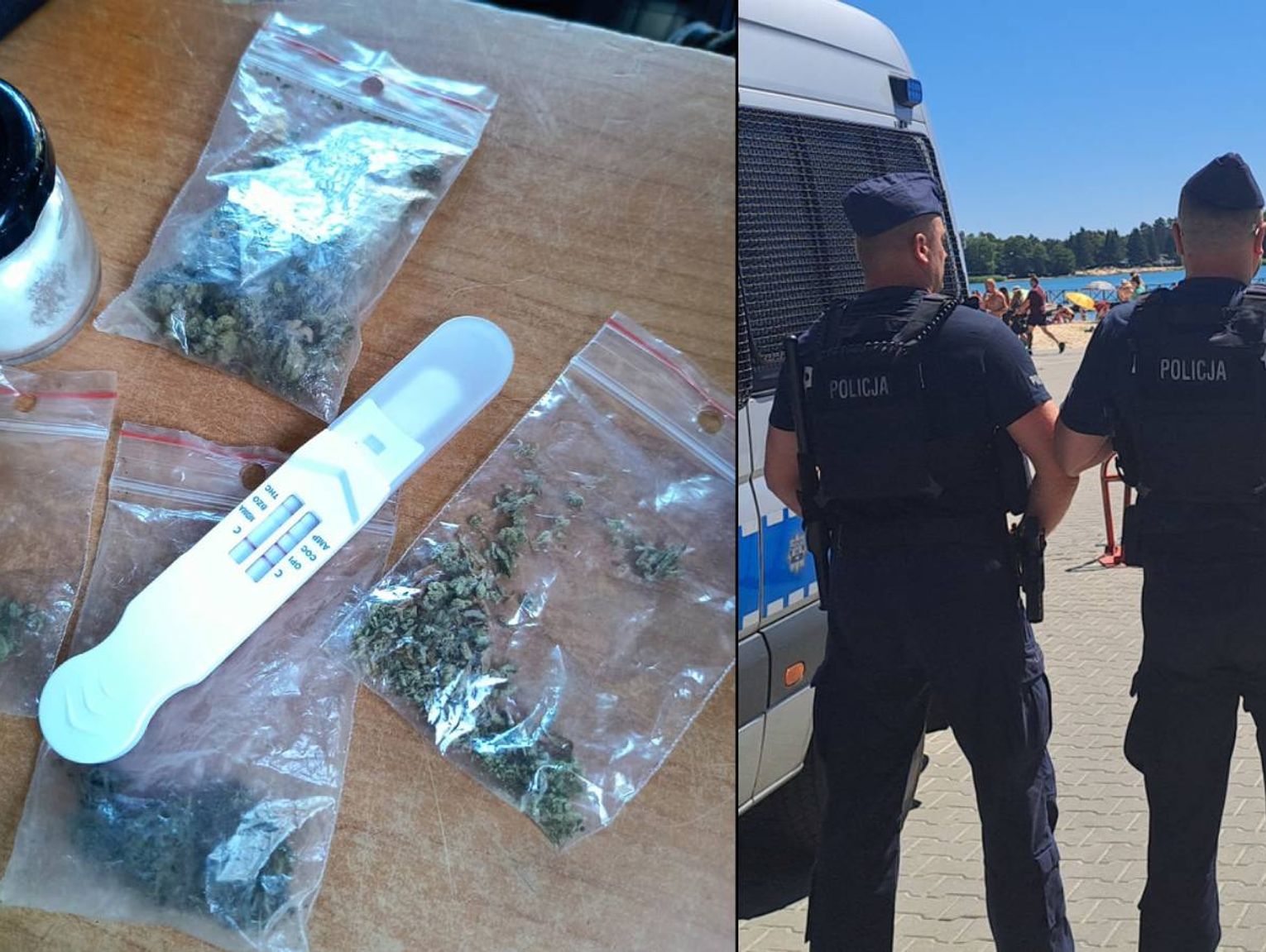 Gm. Włodawa. Kierowcy odurzeni, w popielniczce i plecaku biały proszek