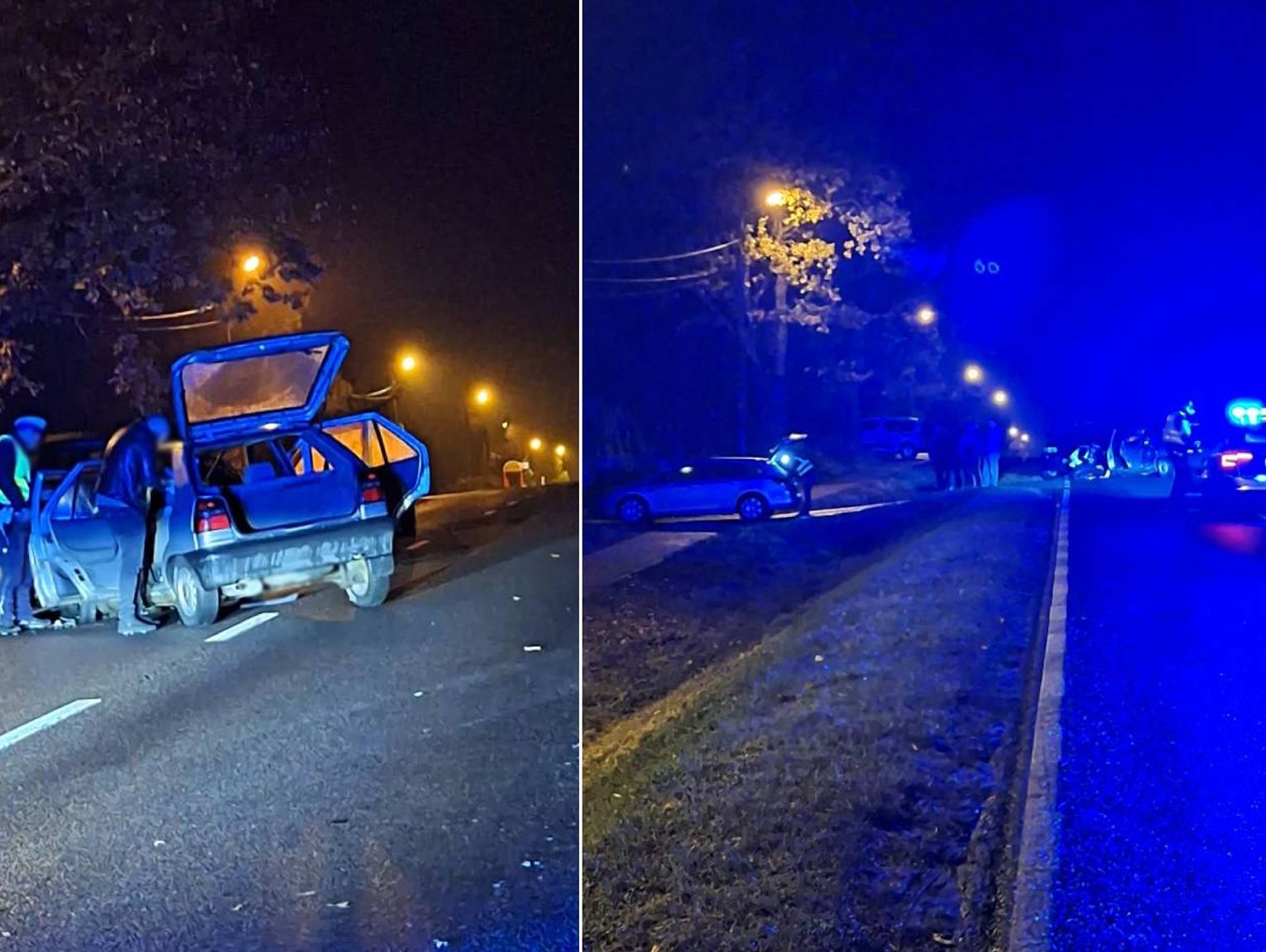 Zderzenie trzech aut w Rudce pod Chełmem. Dwie osoby zabrane do szpitala