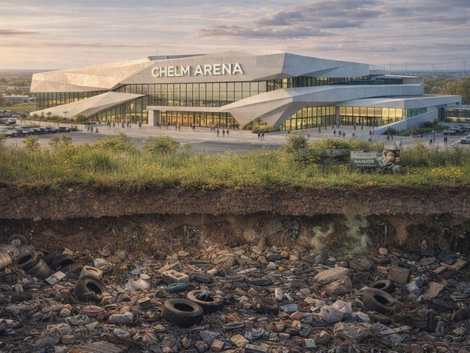 Hala sportowa w Chełmie na terenie dawnego wysypiska? Radni mają poważne wątpliwości