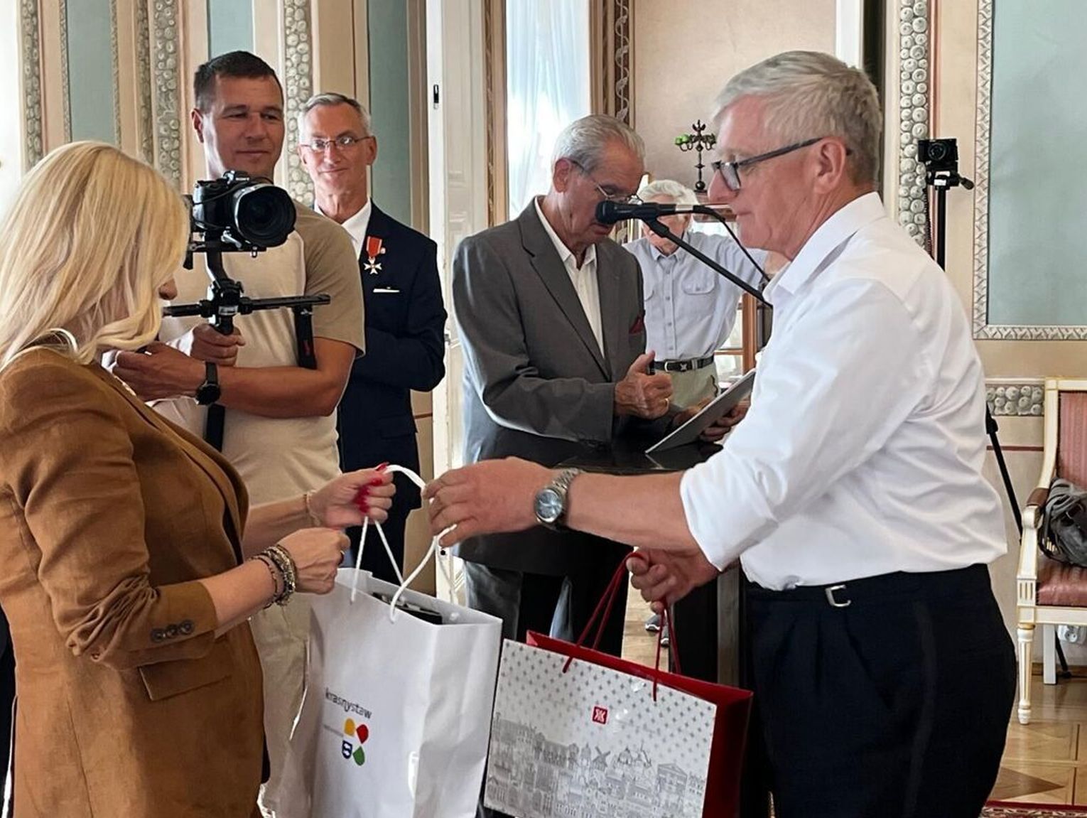 Hejnał Krasnostawski zabrzmiał w Lublinie. Mieczysław Pawelec reprezentował miasto