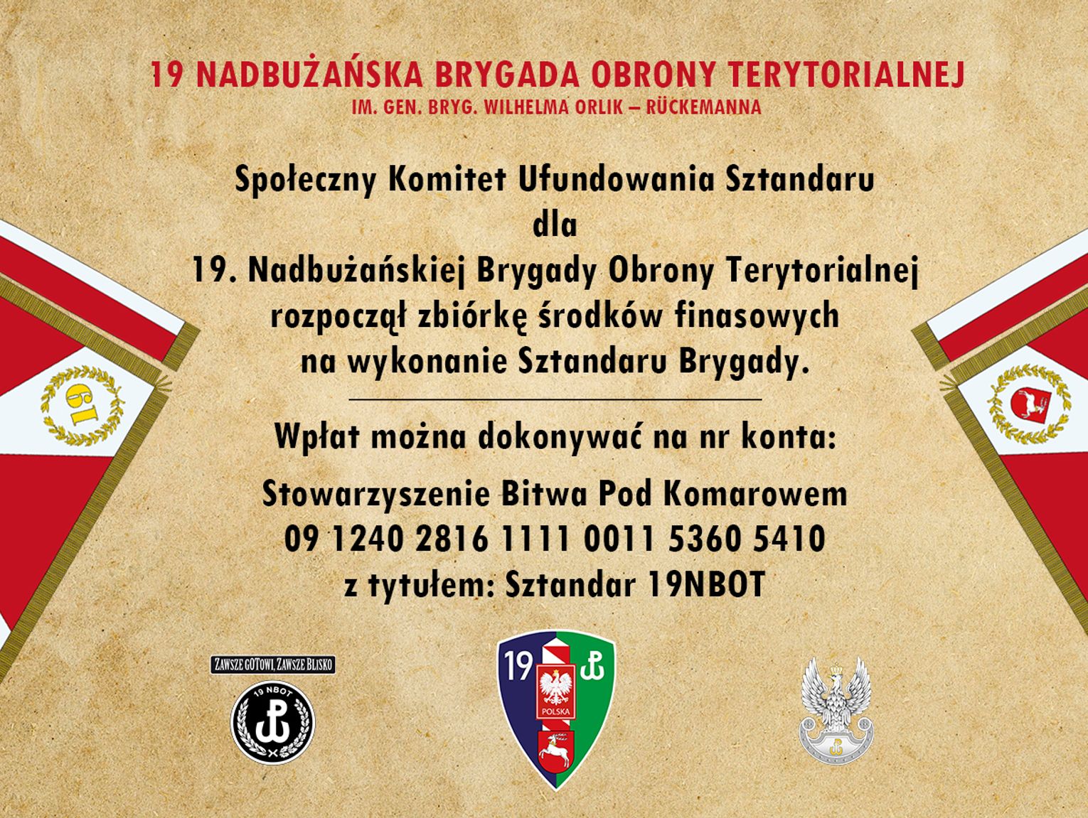 Historyczny moment dla 19. Nadbużańskiej Brygady Obrony Terytorialnej