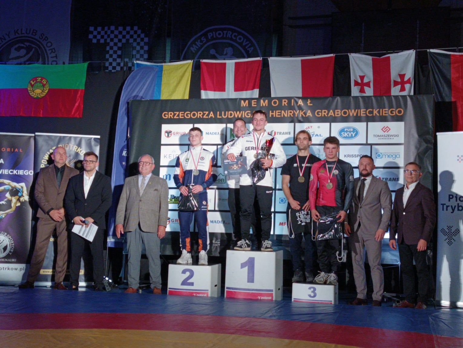 Hubert Sidoruk na międzynarodowym podium