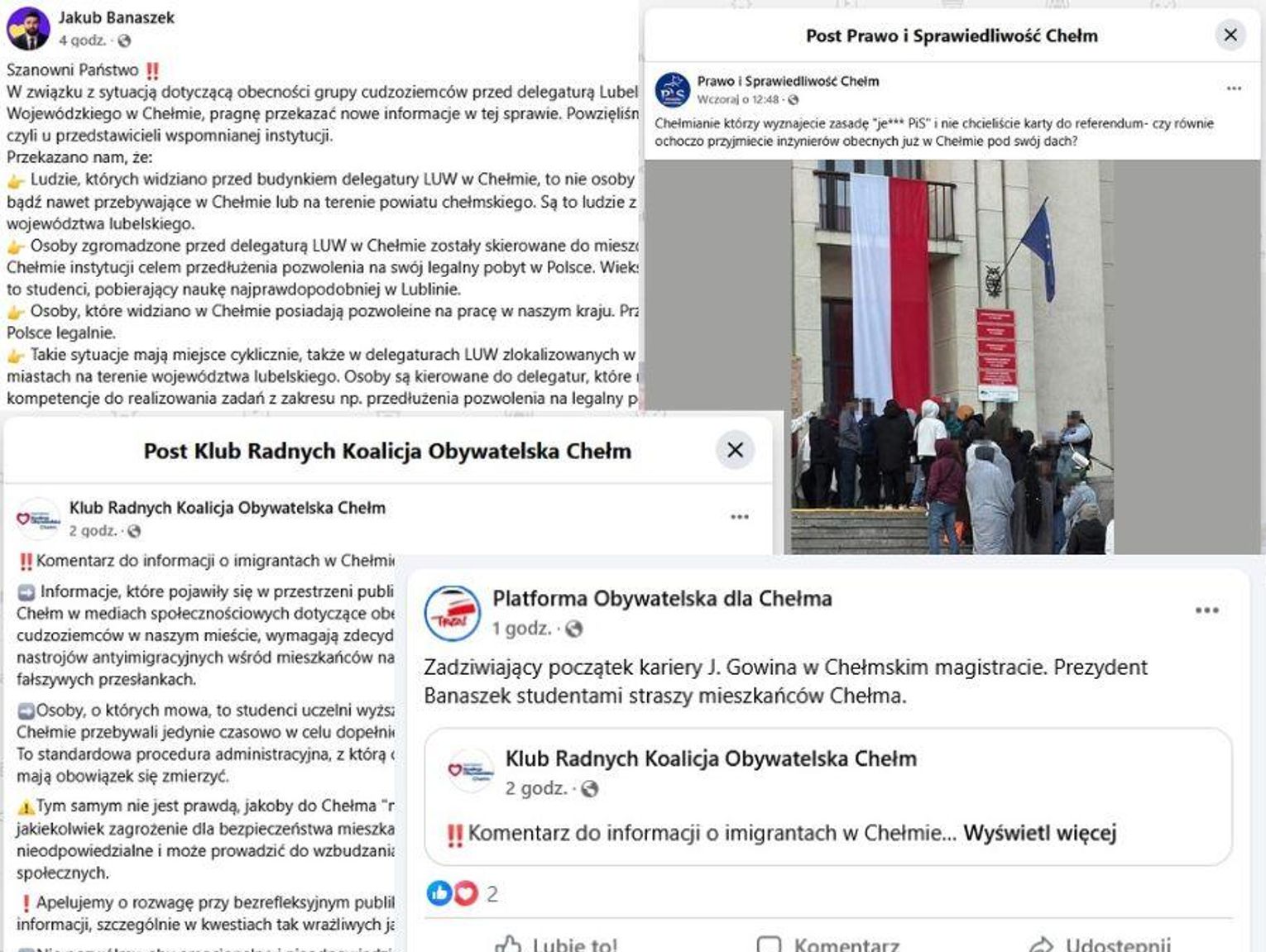 Imigranci, Facebook i polityczna piaskownica