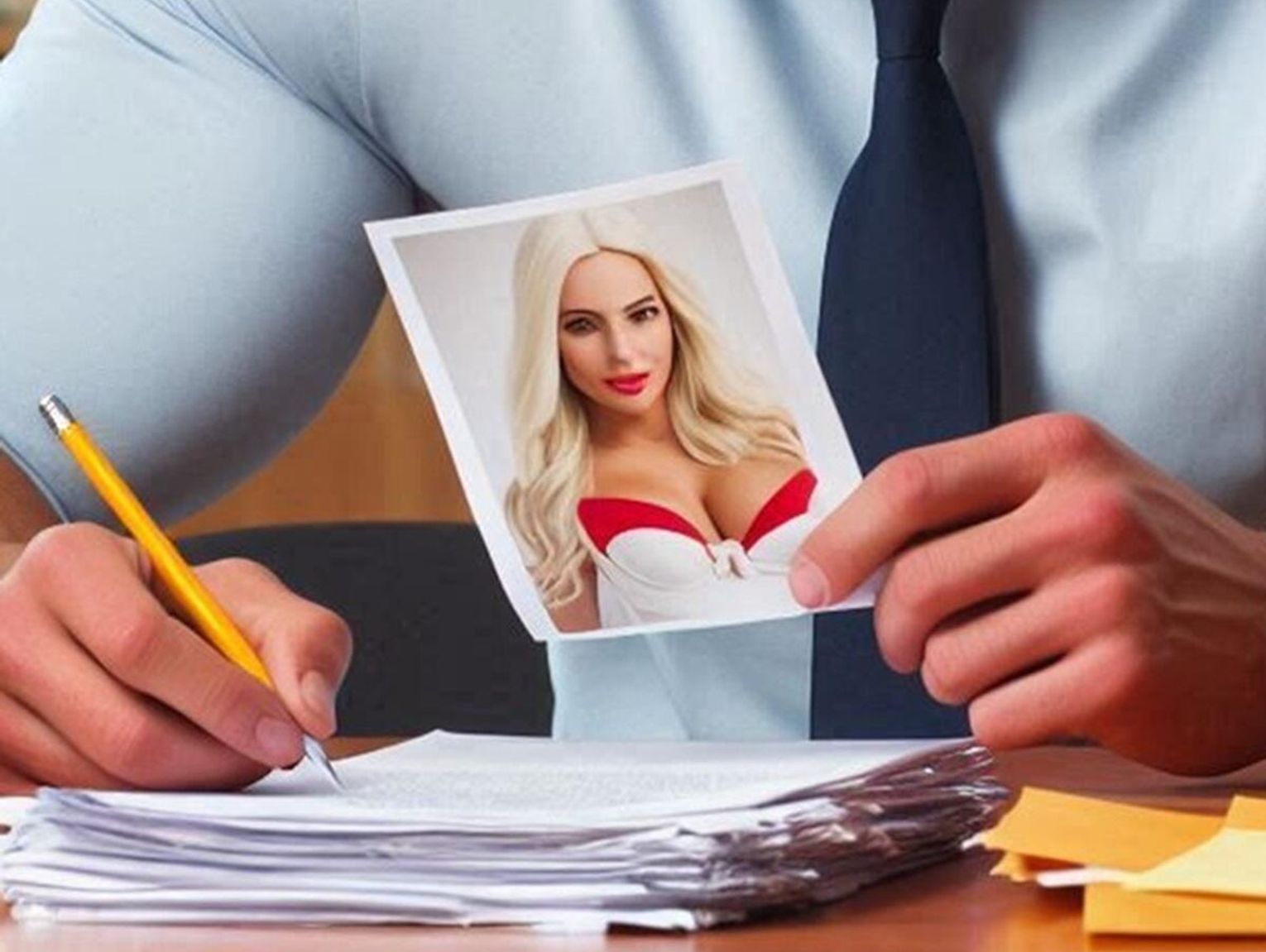 Jak tajemniczą pięknością z Włodawy okazał się łysiejący mężczyzna...