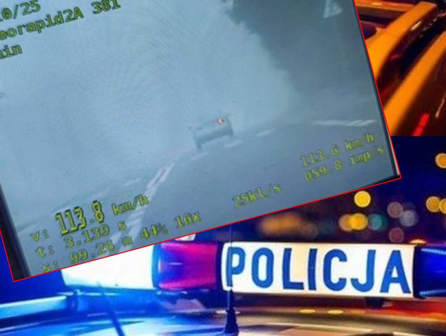 Jechał za gwałtownie i wyprzedzał na skrzyżowaniu. Taki mandat zapamięta do końca życia