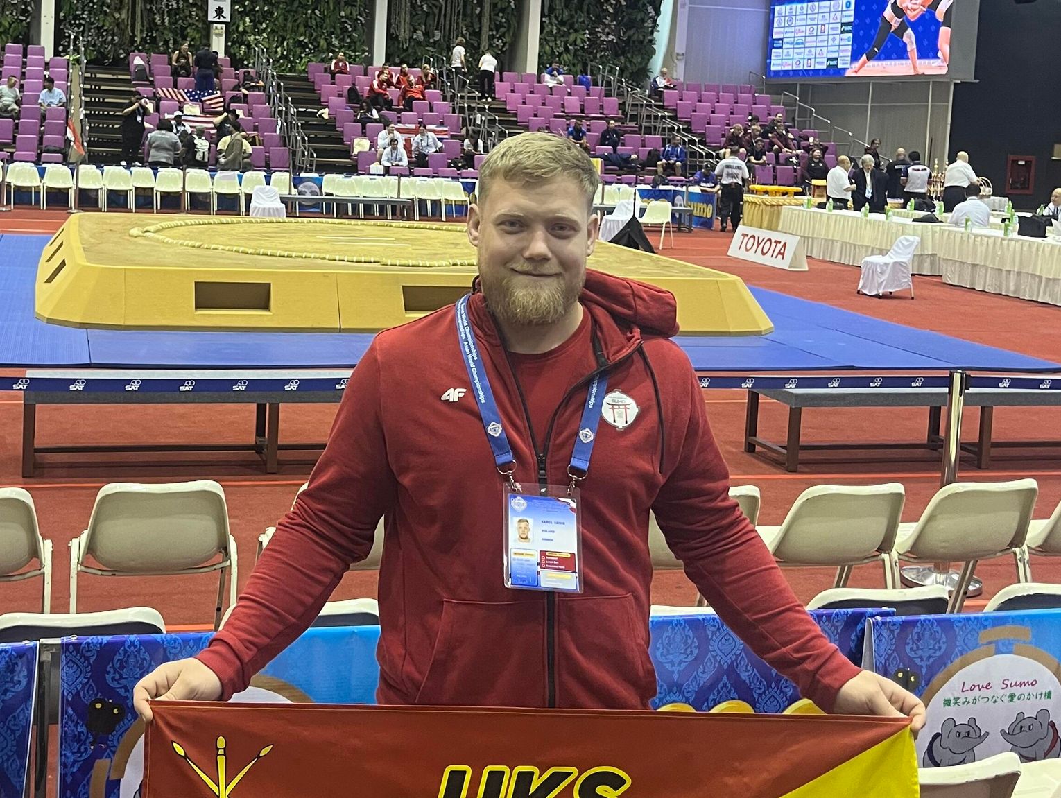 Karol König wsparł polskich sumotori w światowym czempionacie