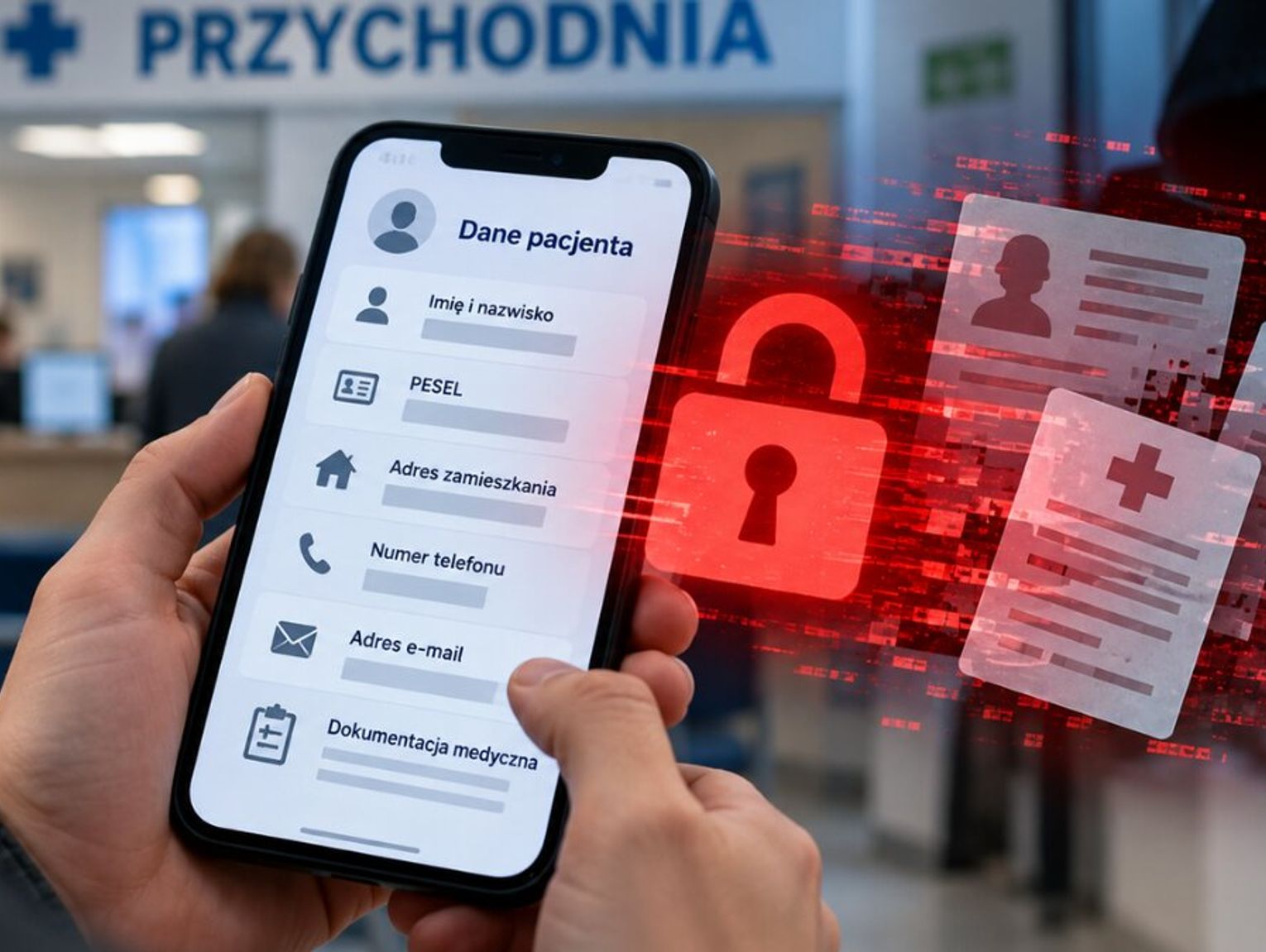 Kolejny wyciek danych pacjentów. Trafiły w ręce przestępców. UODO rusza z kontrolą
