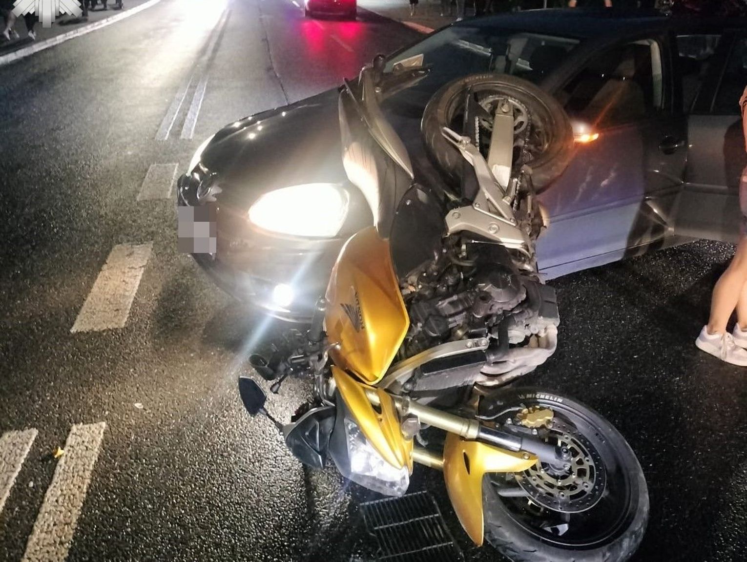 Krasnystaw. 20-letnia kierująca autem nie ustąpiła pierwszeństwa motocykliście