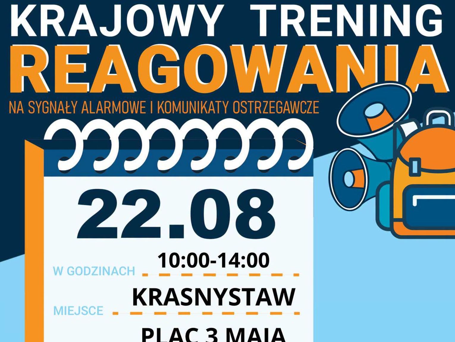Krasnystaw. Co zrobić, gdy zabrzmi alarm? Mieszkańcy będą ćwiczyć reagowanie na zagrożenia