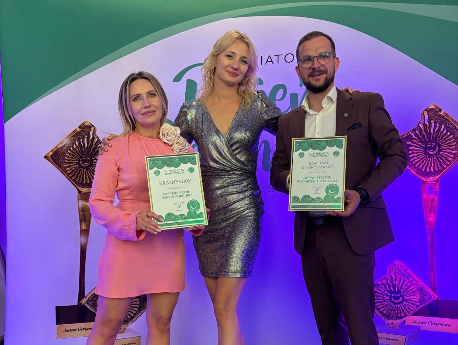 Krasnystaw i Chmielaki z tytułem Optymisty Roku 2025